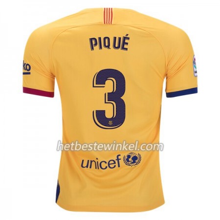 FC Barcelona Gerard Pique 3 Voetbalshirts Uit 2019/20
